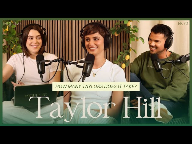 Supermodel Taylor Hill on the Squeeze podcast with Tay and Taylor Lautner