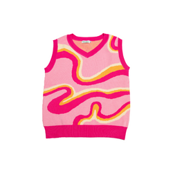 Pink Lemonade Human Sweater Vest