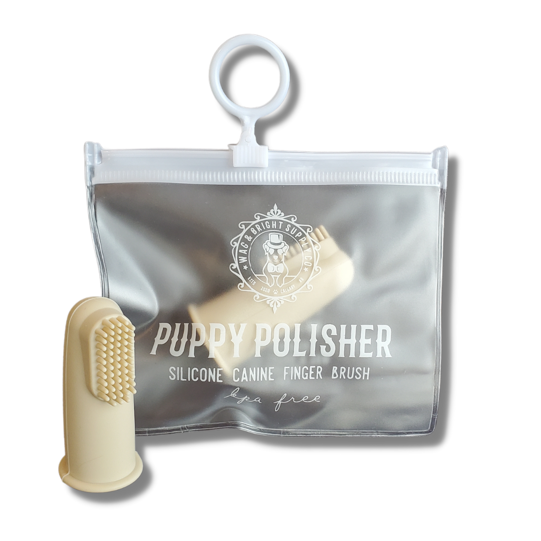 Puppy Polisher Silicone Finger Brush